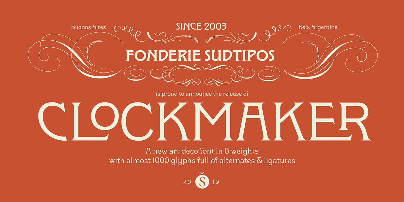 Example font Clockmaker #1